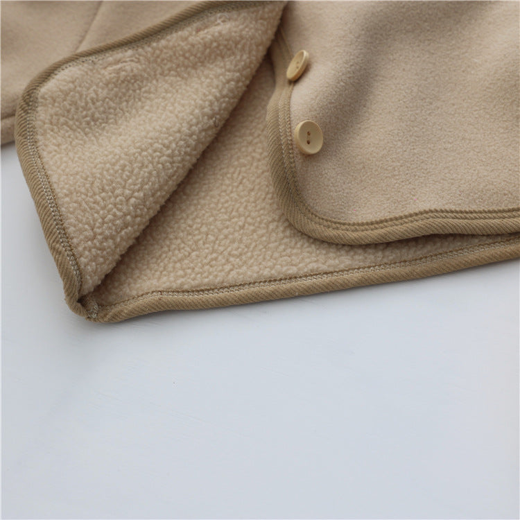 Baby Clothing Fur Lining Infant Suit Hoodies Coat Kids DealSniper.net