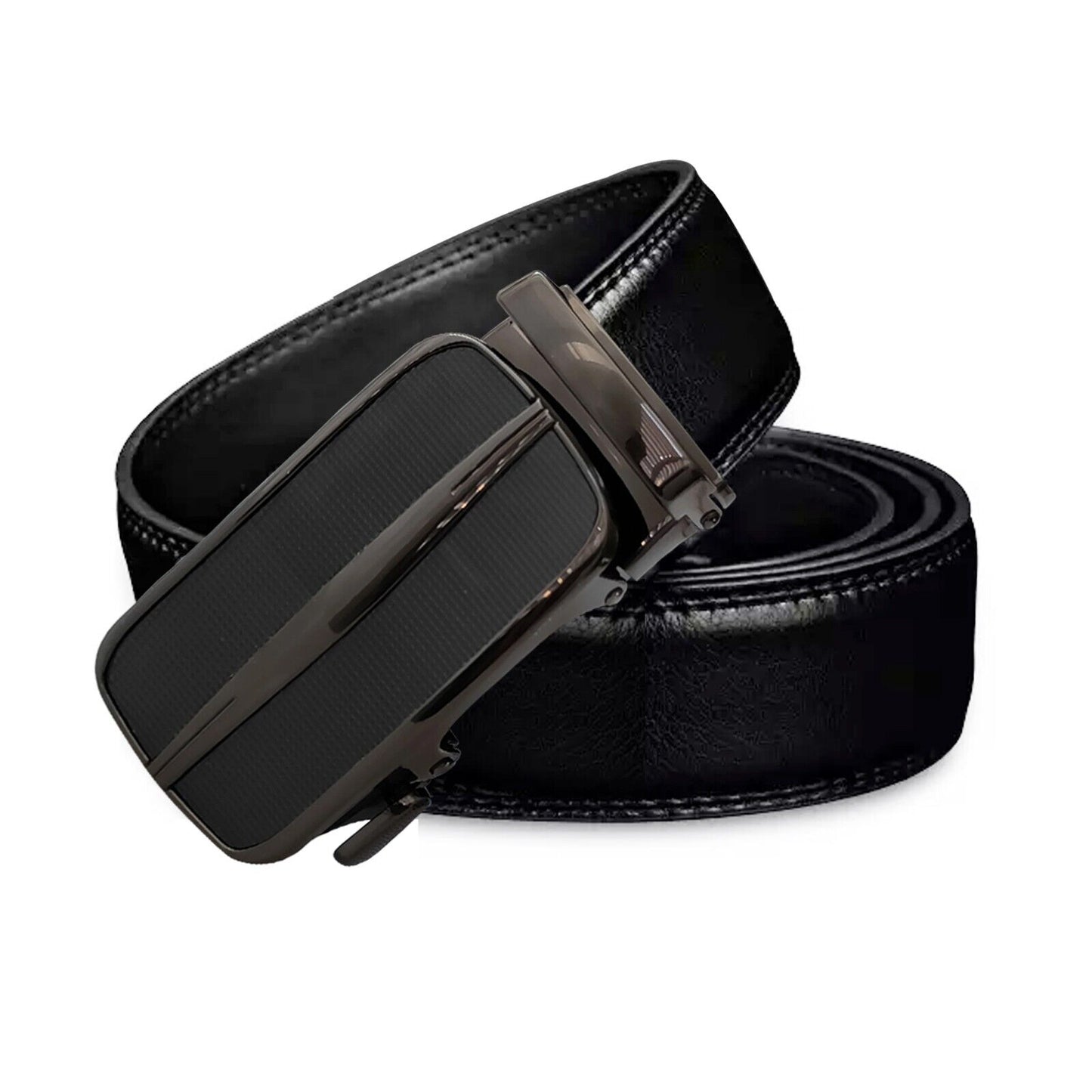 Men's Ratchet Belt Leather Mens Belt With Slide Buckle Ratchet Belts For Men USA Men dealsniper-net