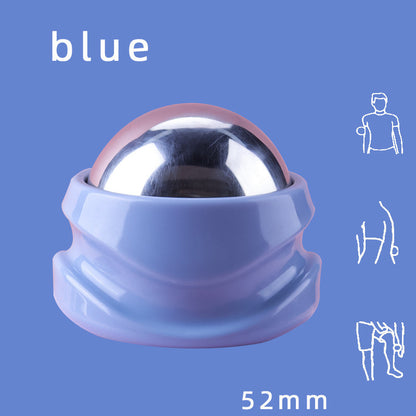 Stainless Steel Ice Applied Cold And Hot Ball Massager Health dealsniper-net 52mm ball blue base