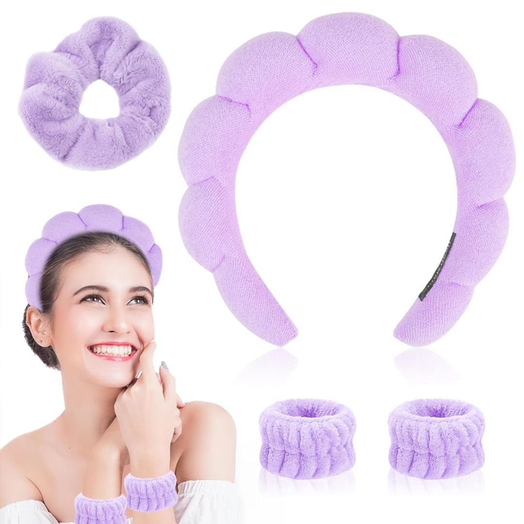 Purple Four-piece Headband Headband Headband