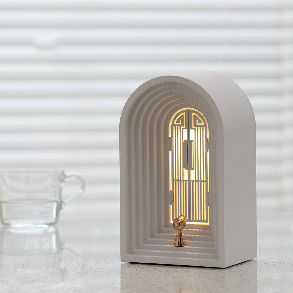 Nordic Table Lamp LED Creative Bedside Decoration Bluetooth Speaker Home Decor DealSniper.net White Basic model