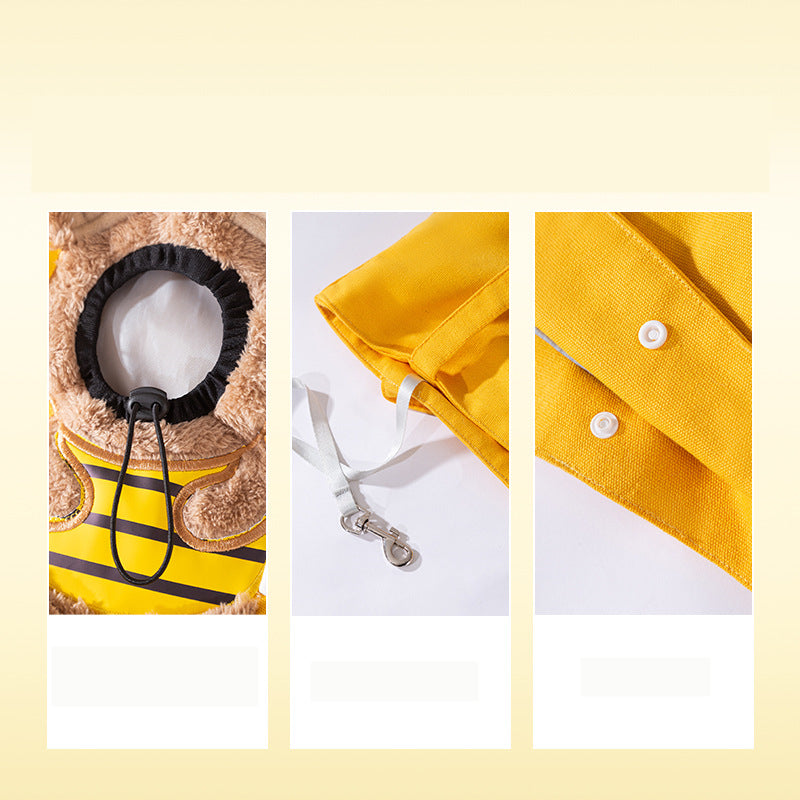 Bee Out Cute Canvas Pet Bag Pets Gym From House