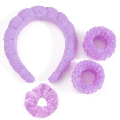 Purple Four-piece Headband Headband Headband