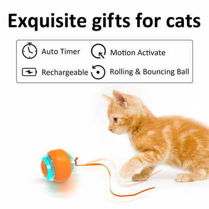 Electric Cat Toy Ball Interactive Ball Pets dealsniper-net