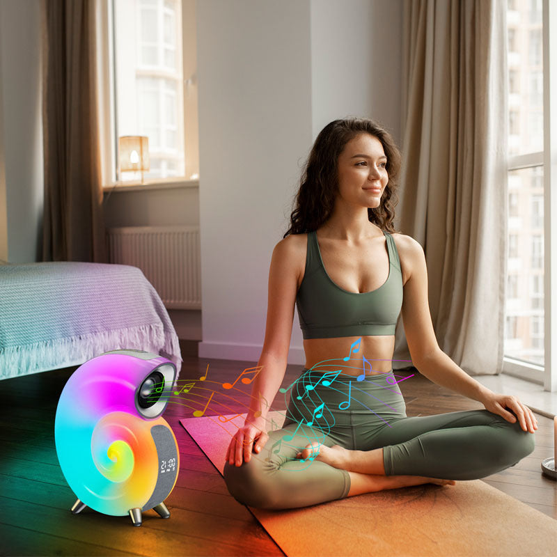 Conch Smart RGB Atmosphere Light Bluetooth Speaker Home Decor dealsniper-net