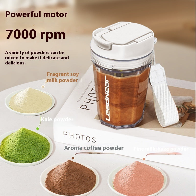 Coffee Fully Automatic Mixing Rechargeable Shake Cup Kitchen Gym From House