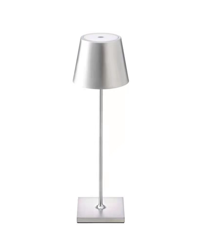 Touch Dimming Wireless Table Lamp Outdoor Table Lamp Home Decor dealsniper-net Silver Usb