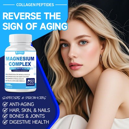 60 Magnesium Complex Capsules Health Gym From House