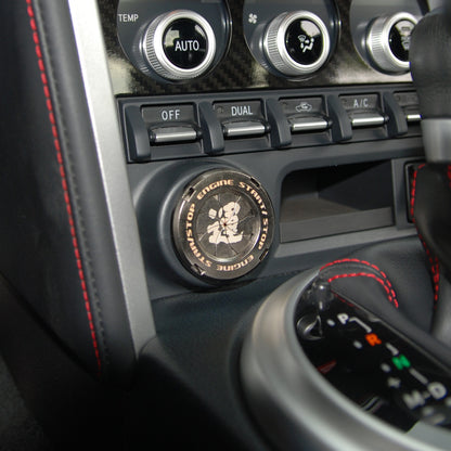 One-key Start Button Ignition Protective Cover Vehicle DealSniper.net Blackluck