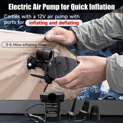 Car Air Mattress Inflatable SUV Truck Air Mattress Back Seat