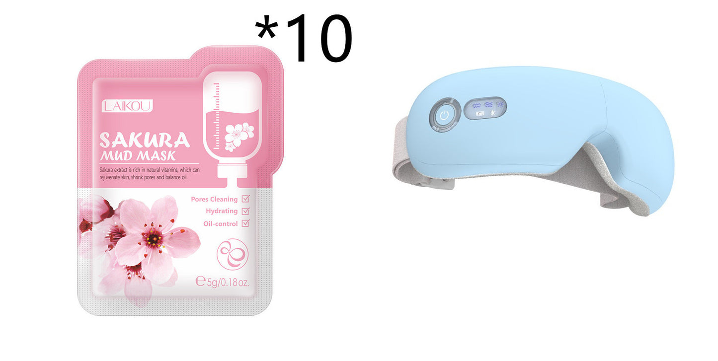 New Children's Hot Compress Eye Protection Massage Eye Mask Kids DealSniper.net 8s Blue set