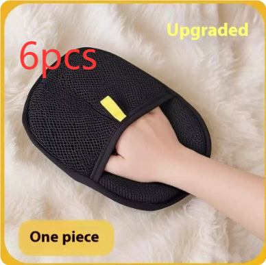 Pet Hair Remover Mitt Pet Hair Remover Gloves House DealSniper.net Hair Removal Gloves 6PCS