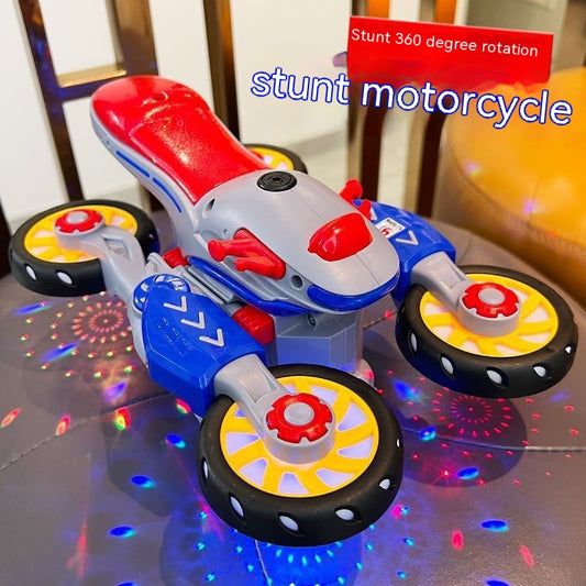 New Electric Deformation Motorcycle Stunt Rotating Universal Kids Gym From House YJ388 6 Rotating Motorcycle Factory Configuration