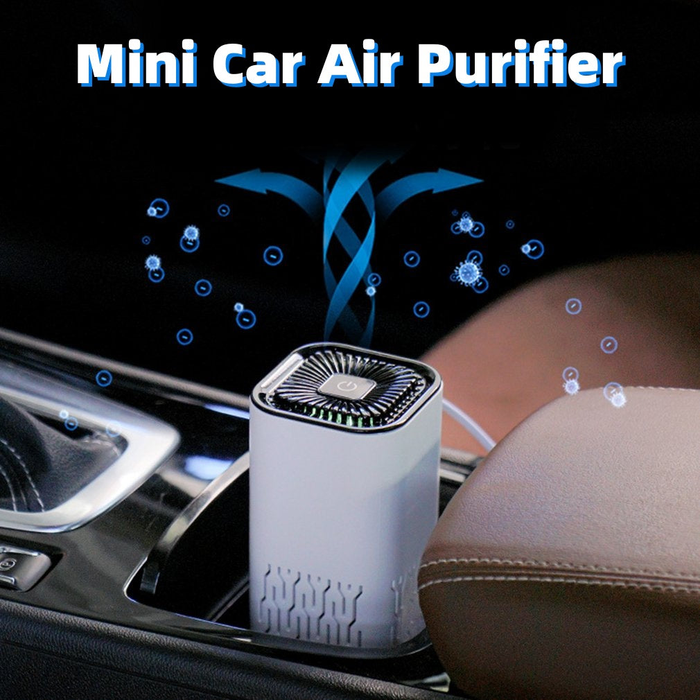 Car Air Purifier Portable Negative Ion Generator Gadgets dealsniper-net