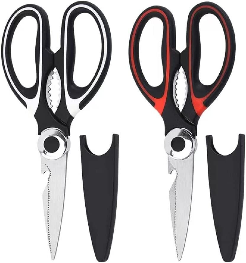 Kitchen Shears Scissors Heavy Duty Cooking Food Meat Chicken Utility Kitchen DealSniper.net