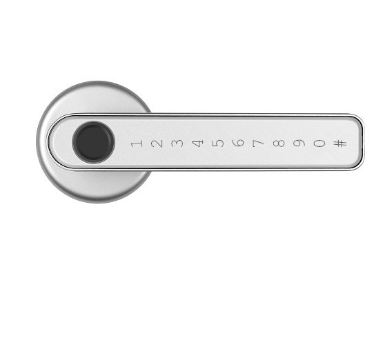 Single Row Electronic Password Indoor Fingerprint Lock House DealSniper.net Silver APP