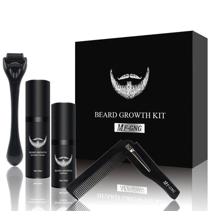 Men's Beard Grooming Kit Beard Roller Cleaning Disinfectant Men dealsniper-net