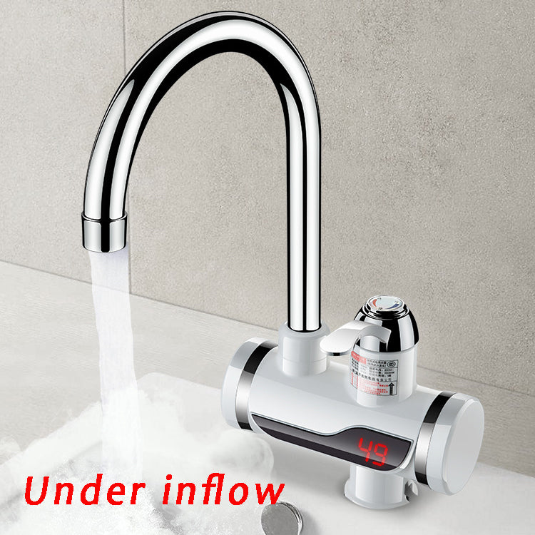 Water Heating Faucet 3000w Instant Hot Electric Faucet Water Heating Kitchen DealSniper.net White F EU