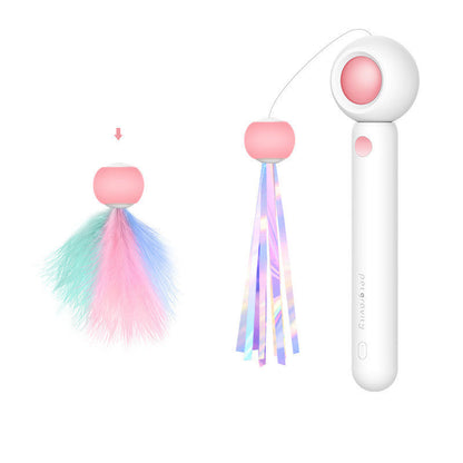 Household Fashion Personality Funny Cat Stick Self Hi Toy Pets DealSniper.net Pink Laser style