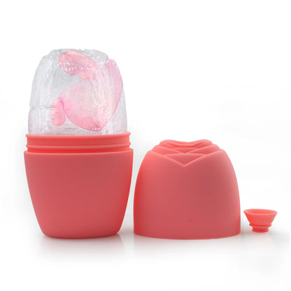 Facial Beauty Rose Ice Compress Ice Tray Beauty DealSniper.net Pink