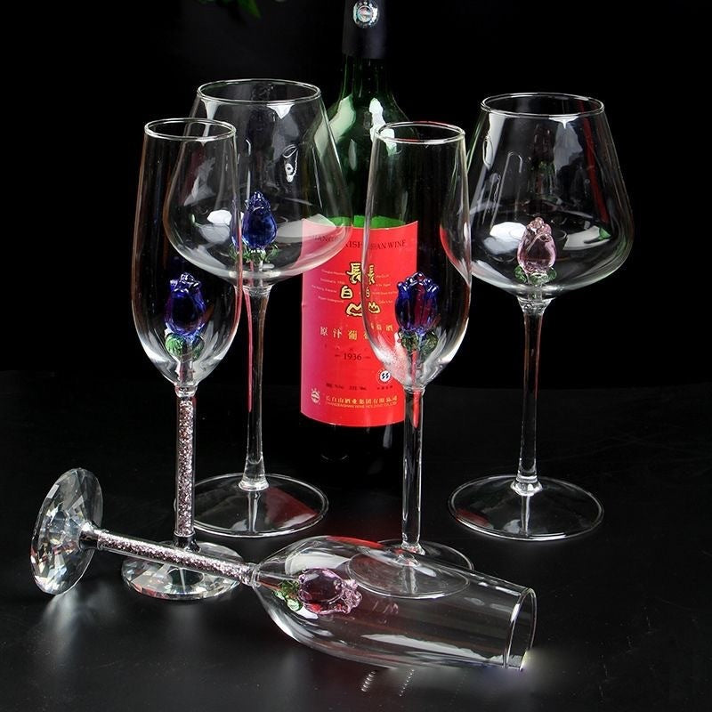 Rose Champagne Glass Simple Fashion Glass Kitchen DealSniper.net Color 7