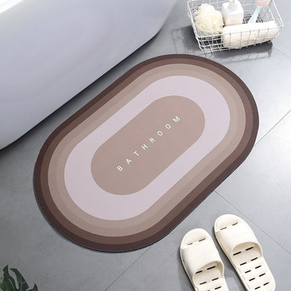 Home Bathroom Super Absorbent Shower Bath Mat House Gym From House EBrown 400MMx600MM
