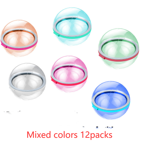 New Water Fight Water Polo Toy Party Swimming Bath Kids dealsniper-net Mixed colors 12packs