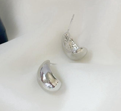 Metal Water Drop Earrings With A Sense Of Niche Luxury Jewelry Gym From House Silver Water Drop