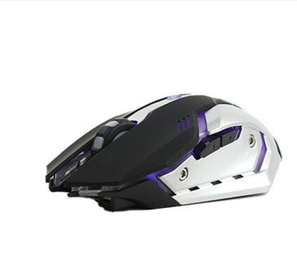 Wireless Charging Silent Gaming Mouse Machinery Electronics dealsniper-net 2.4G black