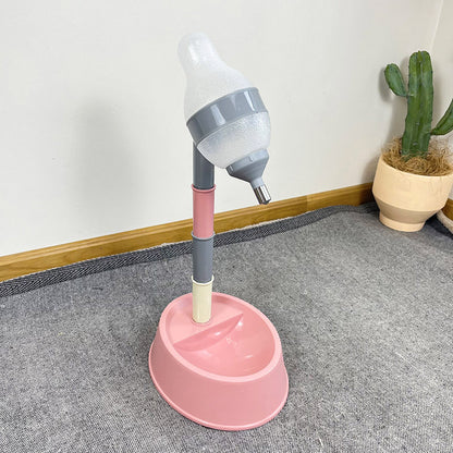 Automatic Pet Water Dispenser Stand Feeder Bowl Pets Gym From House