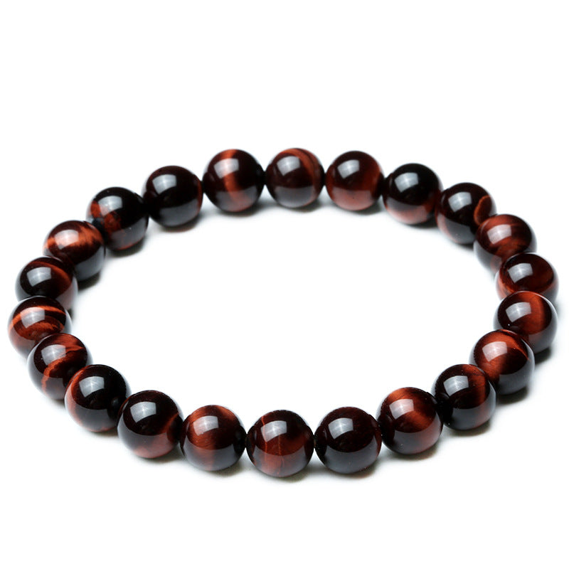 Vintage Style 8mm Red Tiger Eye Bracelet Anti-fatigue Jewelry dealsniper-net