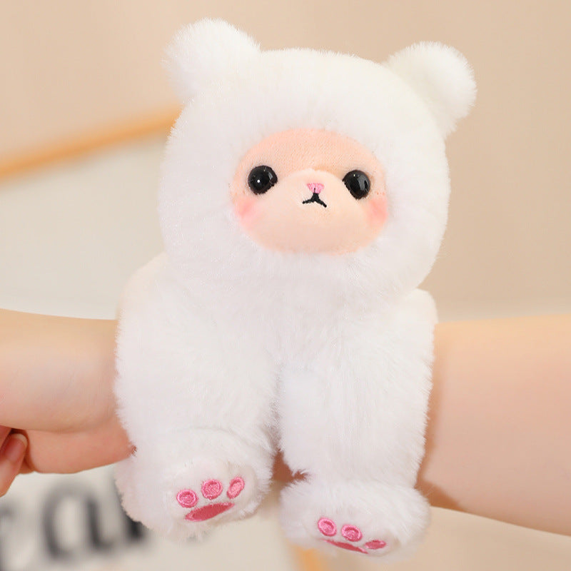 Cartoon Creative Snap Loop Plush Toys Kids DealSniper.net Lamb 25cm