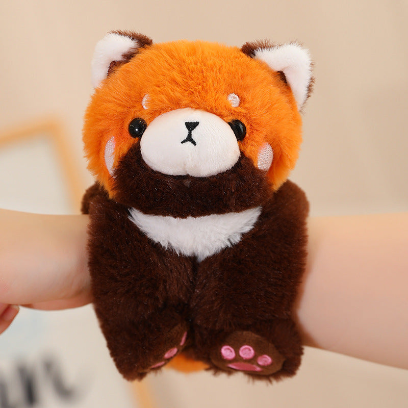 Cartoon Creative Snap Loop Plush Toys Kids DealSniper.net Raccoon 25cm