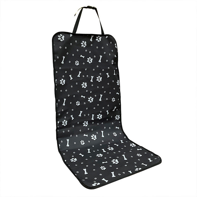 Pet Car Waterproof Oxford Cloth Urine Mat Front Passenger Pets DealSniper.net Bone Dog Footprints