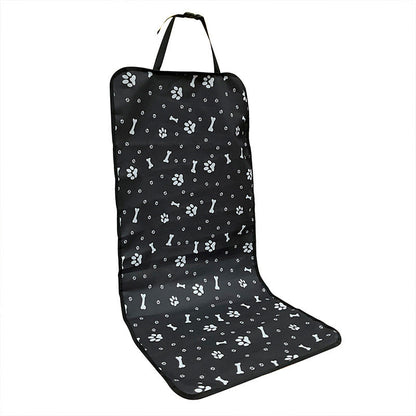Pet Car Waterproof Oxford Cloth Urine Mat Front Passenger Pets DealSniper.net Bone Dog Footprints