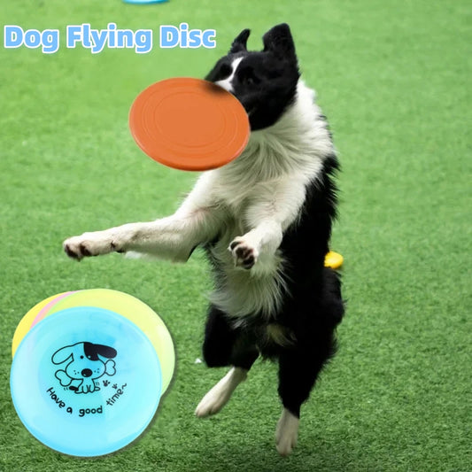 Silicone Flying Saucer Funny Pets Dog Cat Toy Dog Game Pets Gym From House