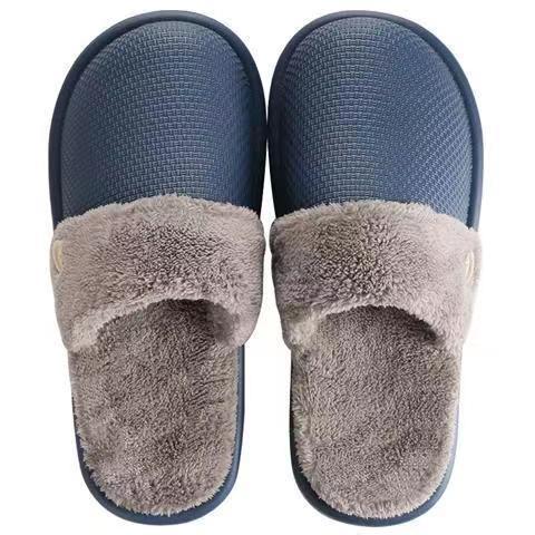 Winter Home Slippers Detachable Washable House Shoes For Women Beauty Gym From House Dark blue 40to41
