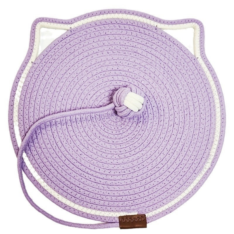 Braided Cotton Rope Cat Claw Mat Self Hi Ball One Piece Pets dealsniper-net