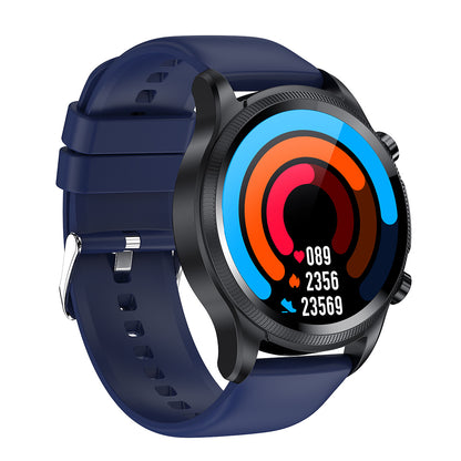 Oxygen ECG Temperature Blood Pressure Heart Rate Monitoring Laser Smart Watch Electronics DealSniper.net Blue E400