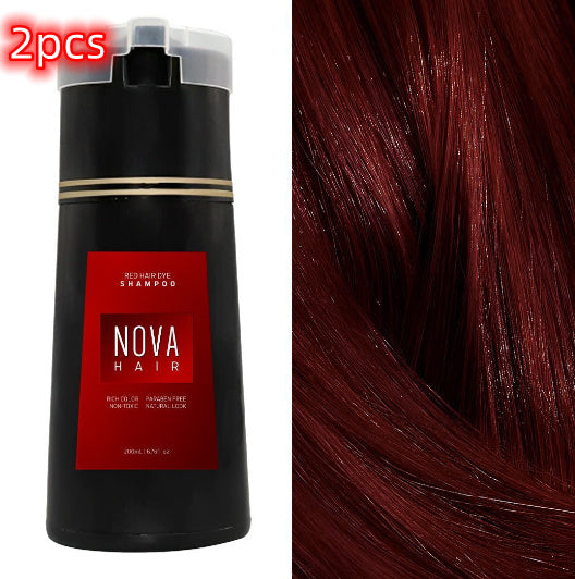 Hair Dyeing Hair Care Shampoo Natural Fast White Hair Dyed