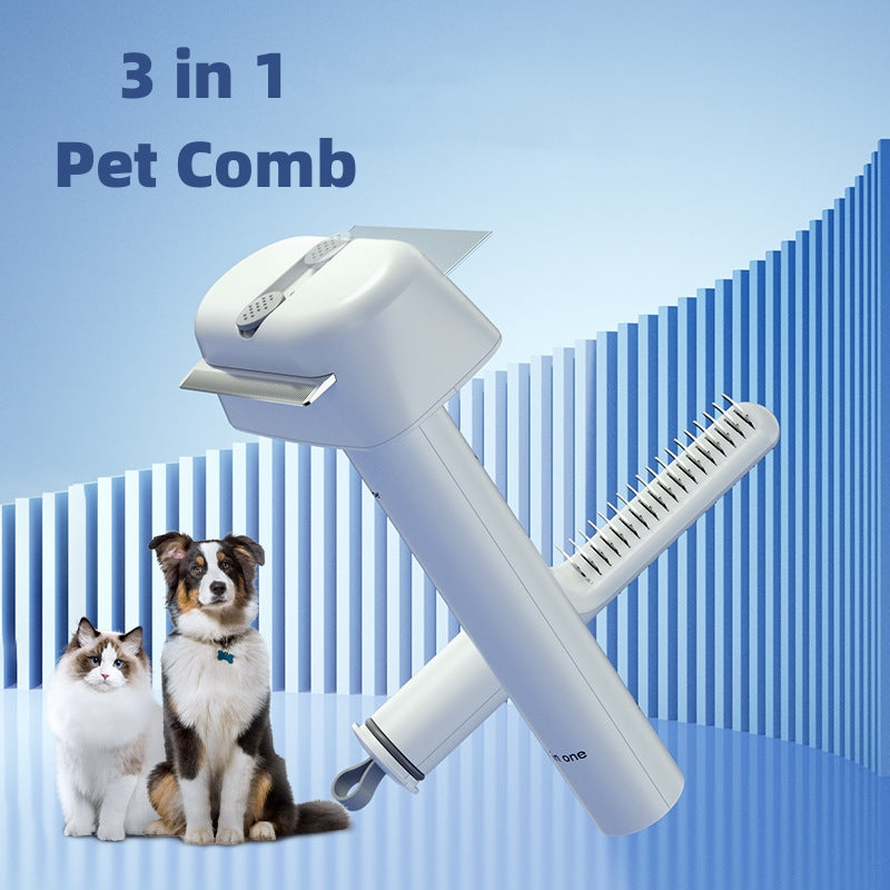 3in1 Pets Hair Unknotting Comb Hair Device Pets Gym From House