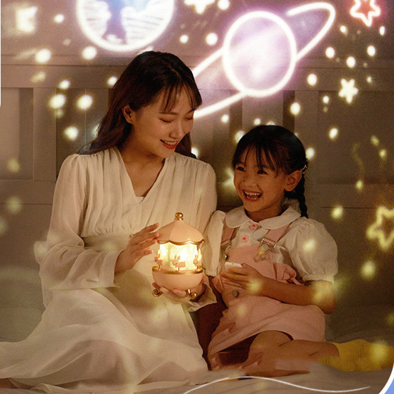 Night Light Projector Kids Nursery Children Room Space