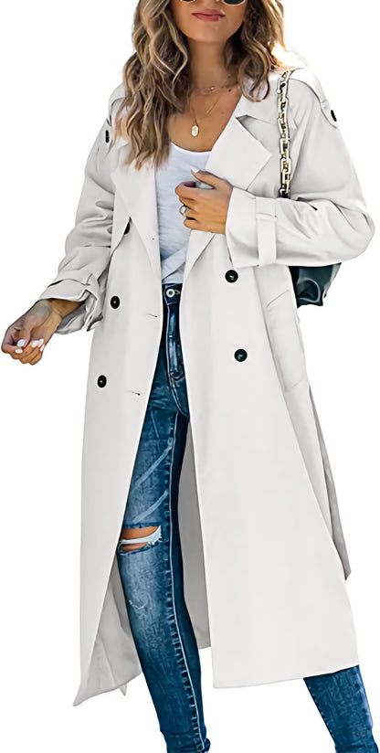 Women's Fashion Casual Solid Color Windbreaker Jacket Women dealsniper-net White 2XL