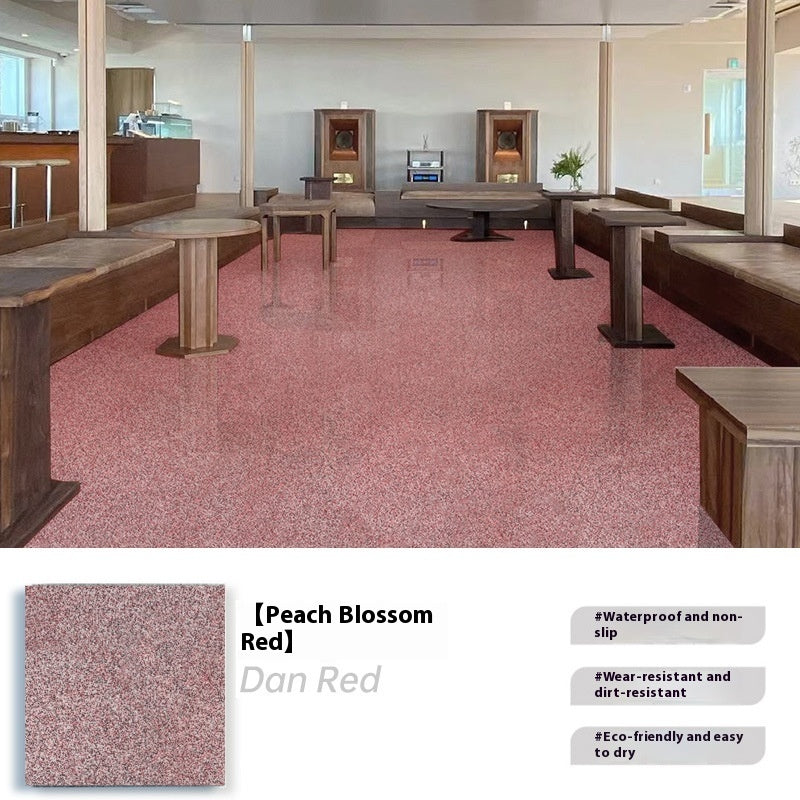 Cement Floor Paint Outdoor Wear-resistant And Anti-skid House DealSniper.net Pink green 1 Style