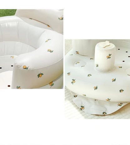 Portable Inflatable Baby Dining Chair For Bathing And Swimming Kids DealSniper.net