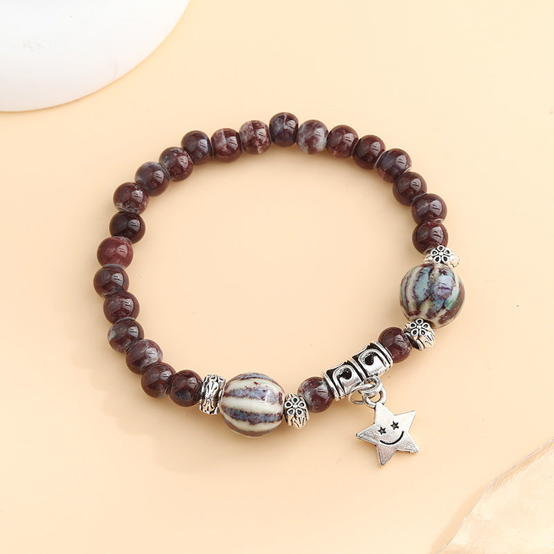 Cross-Border Retro Scenery Dezhou Ceramic Bracelet Jewelry Gym From House A 219 Ceramic bracelet high temperat