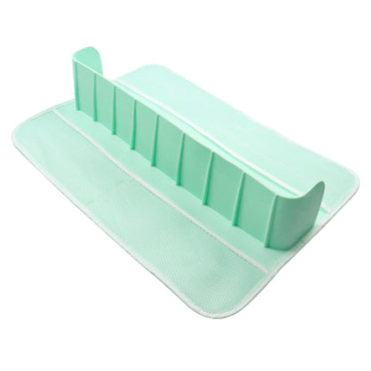 Playing In Water Pad Suction Cup Waterproof Non-slip Toy Storage Rack Kids DealSniper.net Green Large Size 60x40x10cm