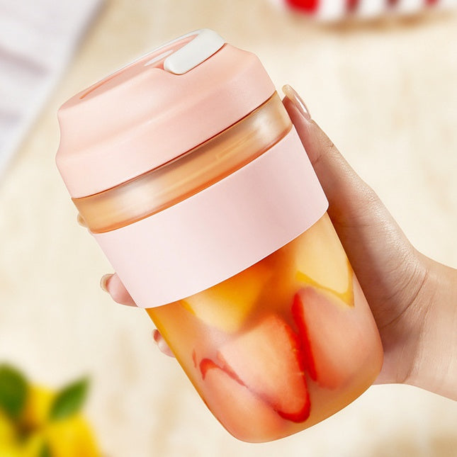 Portable Blender Juicer Cup Rechargeable With 4 Blades For Shakes Kitchen dealsniper-net
