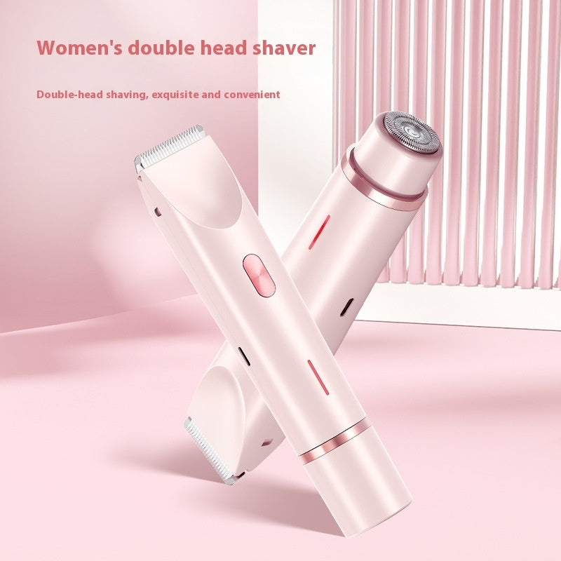 2 In 1 Hair Remover Women's Double Head Shaver Beauty DealSniper.net