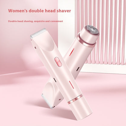2 In 1 Hair Remover Women's Double Head Shaver Beauty DealSniper.net